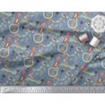 thumbnail image 2 of Soimoi Cotton Voile Fabric Floral,Bird & Animals African Printed Fabric 1 Yard 56 Inch Wide, 2 of 3