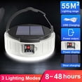 thumbnail image 4 of Ohufall Camping Gear USB Solar Camping Light With Remote Control Hanging Tent Lamp Emergency Phone Charger, 4 of 7