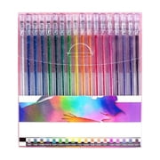 2025 New Glitter Gel Pens Set Colorful Pens, Artist Colored Gel Markers, Back to School, Smooth Pens for Writing, Office School Supplies Gifts for Women Men for Note Taking and Journaling