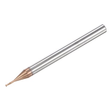 Unique Bargains 0.9mm x 4mm x 4mm x 50mm Solid Carbide AlTiSin Coated 2 Flute Square End Mill