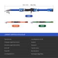 thumbnail image 2 of LNGOOR Fiberglass Telescoping Fishing Rod and Reel Combo  5 Pieces Rod (Child), 2 of 7