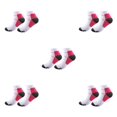 thumbnail image 2 of kurtrusly 1/2/3/5 2pcs/set Compression Socks For Women Performance And Reduce Fatigue Relieve rose red S/M 5PCS, 2 of 6