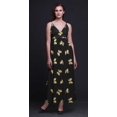 thumbnail image 4 of Bimba Butterfly Printed Adjustable Spaghetti Strap Long Maxi Dress Summer Beachwear-Medium, 4 of 6