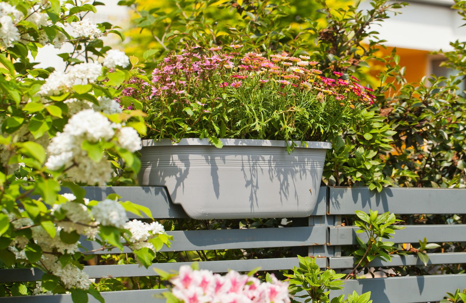 Jardinière de fenêtre Mainstays de 61 cm (24 pouces) en plastique - Gris