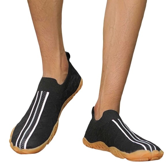 Women's Men's Minimalist Barefoot Slip on Walking Driving Shoes Comfort Knit Wide Width Fashion Sneakers