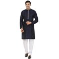 thumbnail image 1 of Kurta Pyjama pour Homme Vêtements Inde Mariage Fête (Bleu, TG), 1 of 5