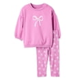 thumbnail image 1 of George Baby Girls' Two Piece Sweatshirt Set, 1 of 2