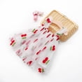 thumbnail image 4 of Birdeem Robe d'Été Adorable pour Bébé Filles Robe Douce Sans Manches à Bretelles Imprimé Fleurs Dentelle Robe d'Été, 4 of 12