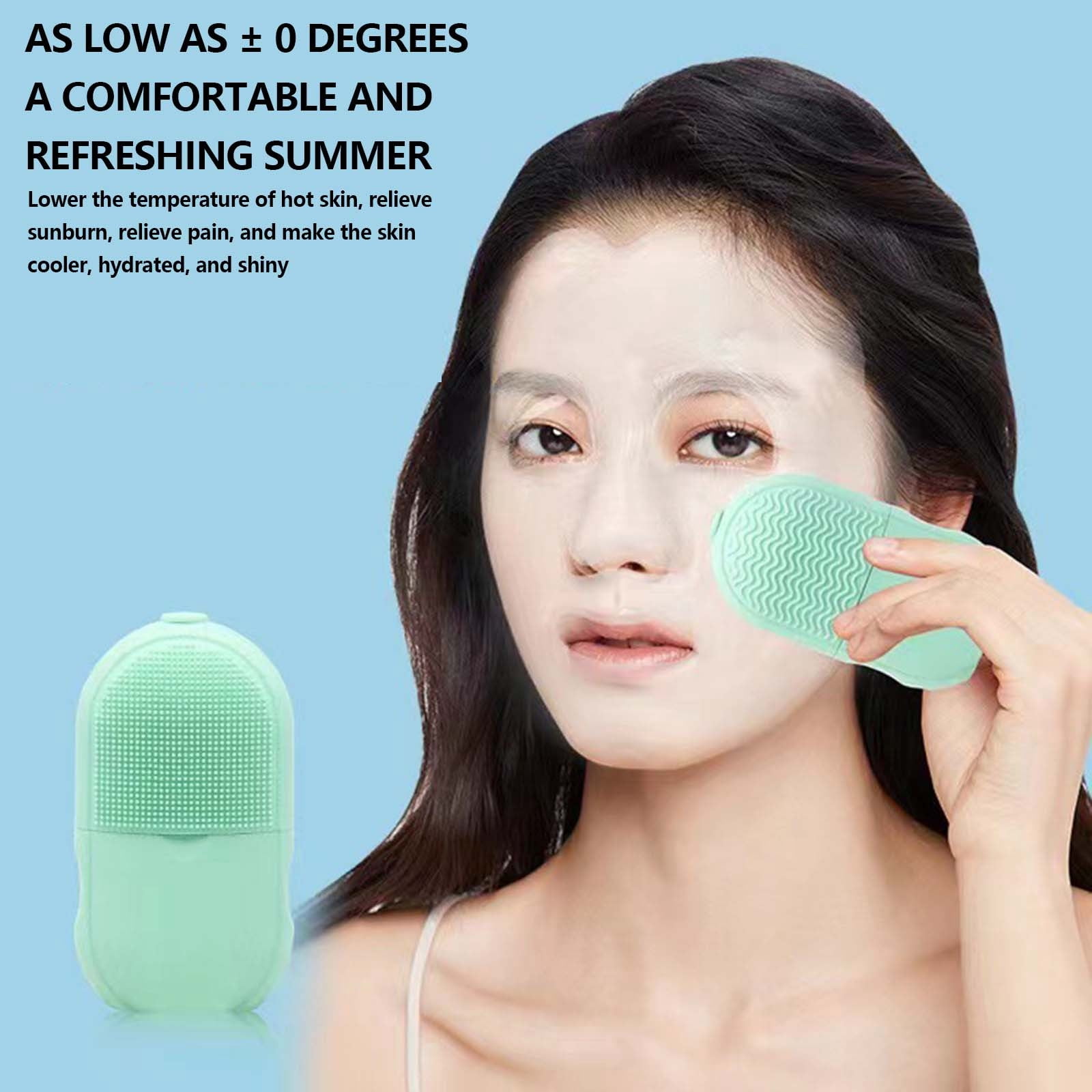 SDNall Face Ice Roller Skin Care Ice Face Mould Ice Holder for Face Ice Stick Beauty Facial Icing Roller Skin Care Silicone Face Ice Icing Tool Ice Sphere for Ice Face Roller Skin Care