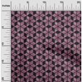 thumbnail image 1 of oneOone Cotton Poplin Pink Fabric Geometric Craft Projects Decor Fabric Printed By The Yard 56 Inch Wide, 1 of 4