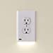 thumbnail image 2 of Single - SnapPower GuideLight for Outlets [New Version - LED Light Bar] - Night Light - Electrical Outlet Wall Plate With LED Night Lights - Automatic On/Off Sensor - (Duplex, White), 2 of 10