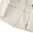 thumbnail image 4 of AherBiu Womens Blazers for Work Casual Fall Double Breasted Oversized Jacket Open Front Trendy Work Suit, 4 of 6