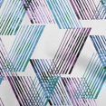 thumbnail image 1 of oneOone Viscose Chiffon Light Blue Fabric Geometrical Lines Craft Projects Decor Fabric Printed By The Yard 42 Inch Wide, 1 of 4