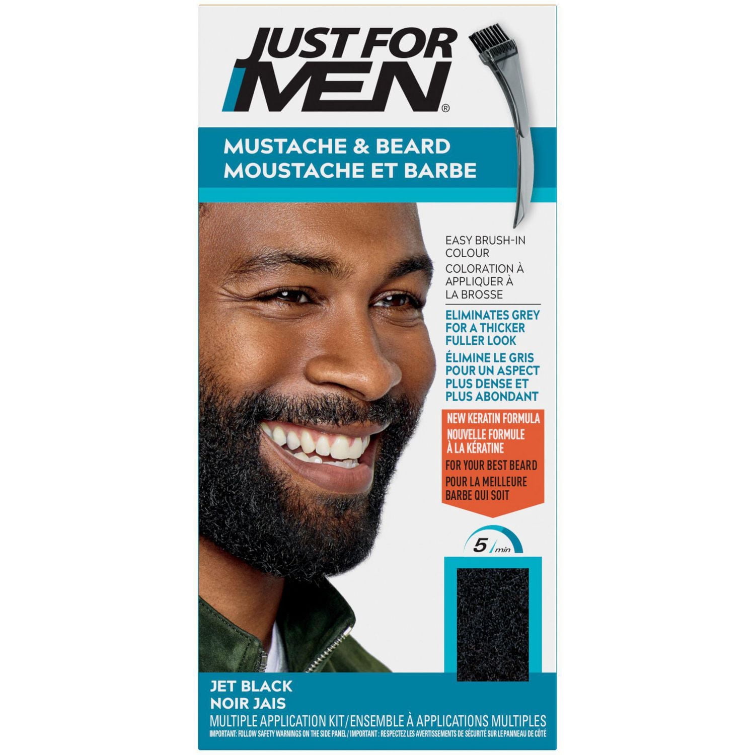 Just for Men Moustache & Barbe Noir Jais