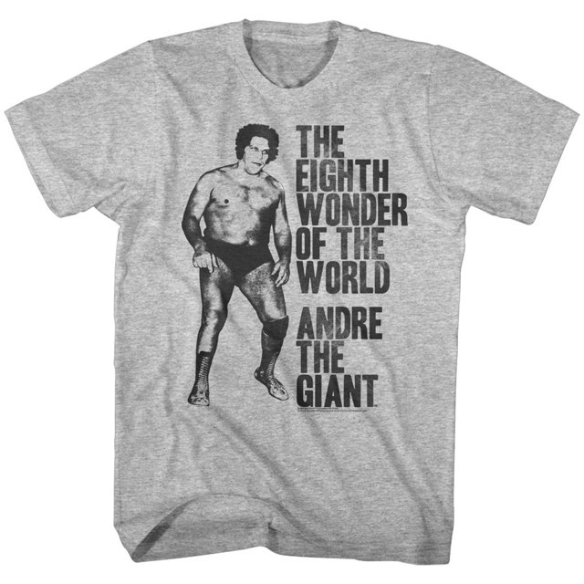 Andre The Giant Icônes Énorme Adulte T-Shirt à Manches Courtes