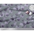 thumbnail image 3 of Soimoi Poly Georgette Fabric Bird,Coconut Tree & Elephant Kids Printed Fabric 1 Yard 52 Inch Wide, 3 of 3