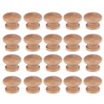 thumbnail image 2 of 30 Pcs Poignée Ronde en Bois pour Tiroir de Meuble Forme Champignon avec Vis, 2 of 8