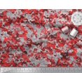 thumbnail image 3 of Soimoi Velvet Fabric Two Tone With Grey Camouflage Printed Fabric 1 Yard 58 Inch Wide, 3 of 3