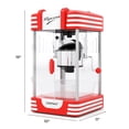 thumbnail image 3 of Costway 3.5 Oz Popcorn Machine with Stainless Steel Kettle, Halogen Light, Kernel Oil Scoops, 3 of 10