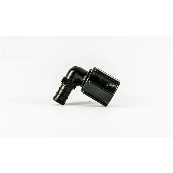 Elkhart Supply Fresh Water Fitting 29816 Adapter; 90 Degree Elbow; Black; Plastic; Single