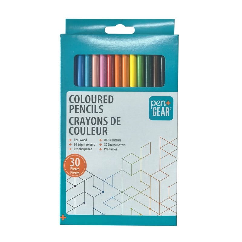 Pen+Gear 30ct Colour Pencils in Paper Box