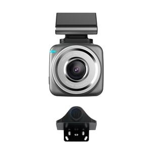 JS Dash PRO - prêt à brancher -Dual Channel; 1080p FHD Caméscope & 720p Caméra arrière avec Wi-Fi & Capteur G