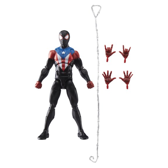 Marvel Legends Series Gamerverse Miles Morales Boricua Suit Spider-Man Action Figure