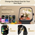thumbnail image 3 of Smart Watch for Women Men, Smartwatch for iPhone & Android Bluetooth (Answer/Call) Built-in Alexa, 1.91" HD Fitness Tracker with, 3 of 7