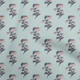 thumbnail image 1 of oneOone Rayon Dusty Teal Green Fabric Florals Craft Projects Decor Fabric Printed By The Yard 56 Inch Wide, 1 of 4