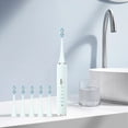 thumbnail image 4 of Replacement Toothbrush Heads Portable Toothbrush Tooth-Brush for Adults with 5 Replacement Head Whitening Cleaning Electronic, 4 of 8
