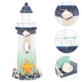 thumbnail image 3 of Wooden Lighthouse Decor Nautical Lighthouse Coastal Seaside Lighthouse Ornament, 3 of 8