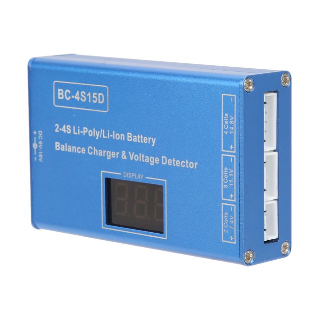 Chargeur d'Équilibre RC, Fonction de Réparation Auto Affichage en Temps Réel Multiples Protections Chargeur de Batterie Lipo pour Télécommande Jouets pour Modèle d'Avion Sans Adaptateur, Prise US 100-240V