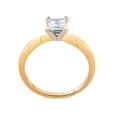 thumbnail image 3 of 1ct Princess Cut Diamond Solitaire 14k Yellow Gold Engagement Ring, 3 of 3