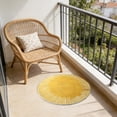 thumbnail image 2 of Bowayaoa 23.6in Round Non-Shedding Washable Short Hair Rug, Stain Resistant Low Pile Carpet for Living Room Bedroom Entryway, Soft Modern Area Rug Easy Care, 2 of 7