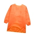 thumbnail image 1 of Kids Smock Painting Drawing Bib Waterproof Apron Orange_S 90-150cm, 1 of 3
