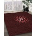thumbnail image 3 of Ahgly Tapis Rectangulaire Lavable en Machine Intérieur Transitionnel Marron Chocolat, 5 Pieds x 7 Pieds, 3 of 7