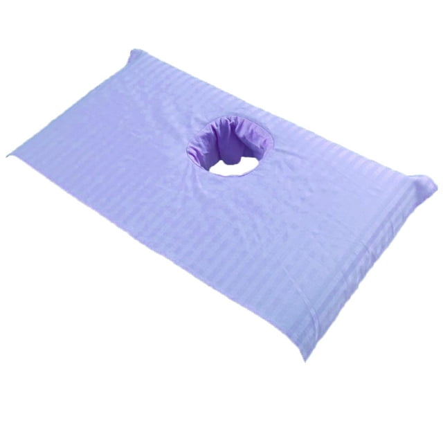 GROWTH TANK Draps de Table de Massage en Coton Drap de Dessus Housse de Canapé avec Trou pour le Visage