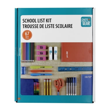 Pen+Gear Back to School List Kit, 67 Pieces, Notebook and Writing Kit