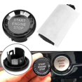 thumbnail image 1 of Black Engine Start Stop Button Knob Switch Decor Trim Cover For Jaguar XF For F-Pace 16-19 Car Interior Accessories, 1 of 12