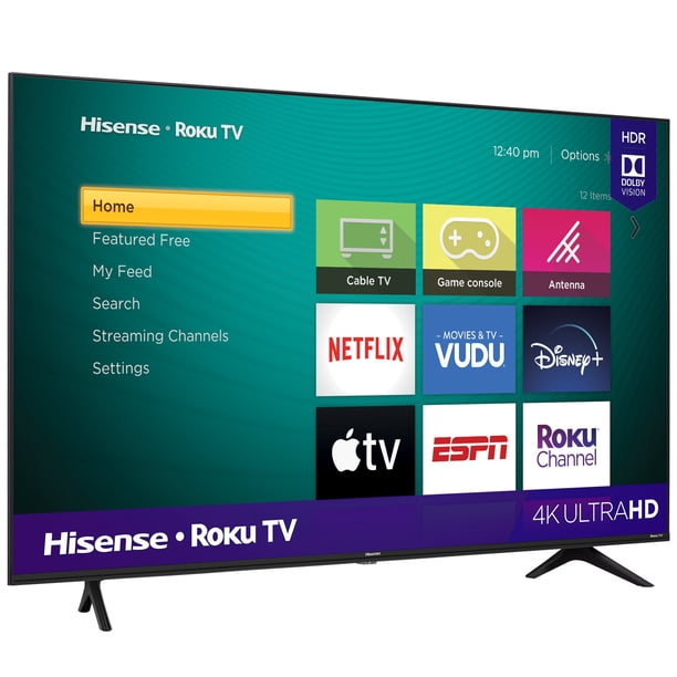 Hisense 58インチ 4K液晶テレビ Openbox - Hisense 58 inch Class 4K UHD LED Roku Smart TV HDR