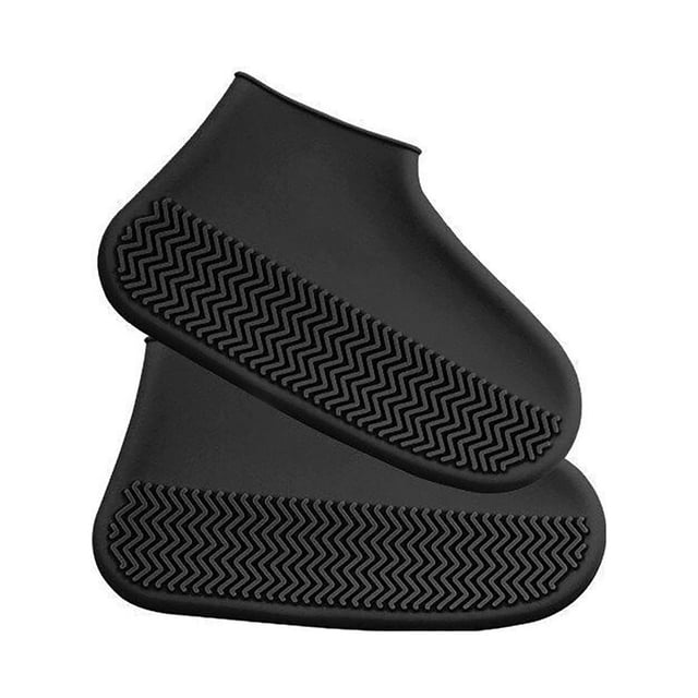 Couvre-chaussures en Silicone Imperméables Couvre-Chaussures en Silicone Imperméables Réutilisables Antidérapants Couvre-Chaussures de Pluie en Caoutchouc Protège-Chaussures Unisexes Extérieur