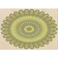 thumbnail image 1 of Ahgly Tapis Rectangulaire Lavable en Machine Intérieur Transitionnel Marron Or, 6 Pieds x 9 Pieds, 1 of 7