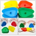 thumbnail image 3 of SHISUYAN HandsFree Playing Card Holder with Premium ABS Material for Storage Assorted Color 8Pcs Triangle Poker Stands, 3 of 8