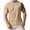 Beige, variant on Tank Top for Men, Mens Side Split Waistband Sleeveless Fitness Round Neck Sport
