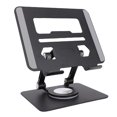 thumbnail image 2 of Support pour Tablette, Support de Tablette Ajustable, Support de Bureau Pliable pour Liseuse Électronique de Tablettes de 5,8 à 12,9 Po, avec Base Rotative à 360, 2 of 7