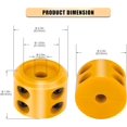 thumbnail image 4 of ORUYROP Winch Cable Hook Stopper, Silicone Rubber Stopper Protects Synthetic Winch Rope, Towing Hook, Cable Line for ATV UTV, Yellow, 4 of 6
