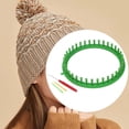 thumbnail image 2 of Knitting Loom Set Stitch Knit Portable Multipurpose Knitting Yarn Loom Weaving Tool Weaving Loom for Shawl Sewing Accessories Diameter 24cm, 2 of 8