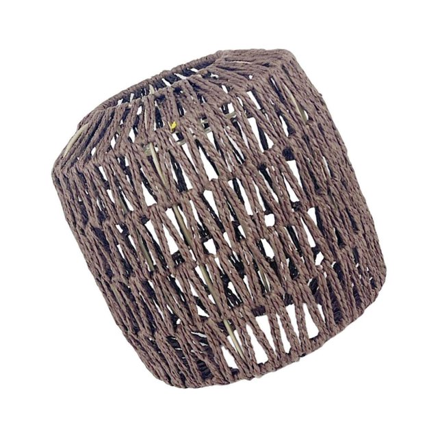 Abat-Jour Suspendu pour Plafond Cuisine Maison Style Rétro Tissé à la Main pour Salle à Manger