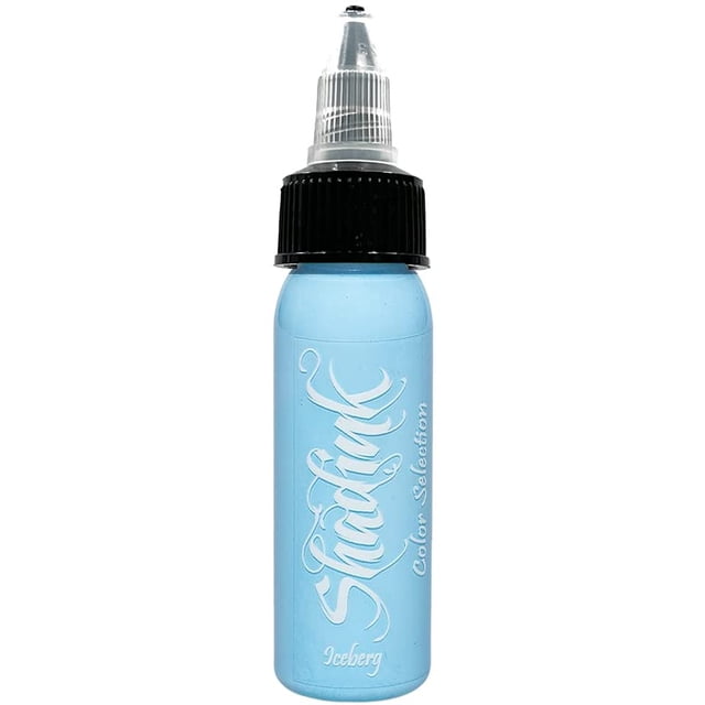 Shadink Ice Berg Blue Tattoo Ink Professional Tattooing Inks for Color Portrait, Black & Gray Style