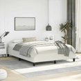 thumbnail image 1 of vidaXL Bed Frame White 152x203 cm Queen Faux Leather, 1 of 7